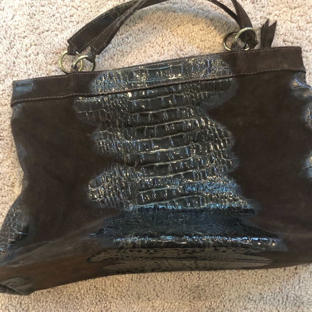 Onna Erlich calf suede bag lightly used
